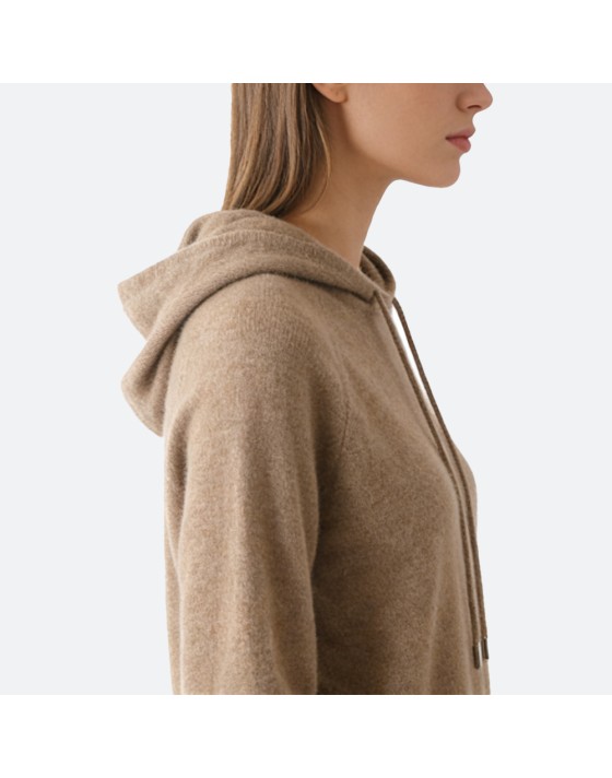 Women's Hooded Cashmere Sweater