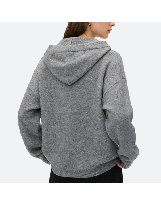 Loose cashmere hoodie