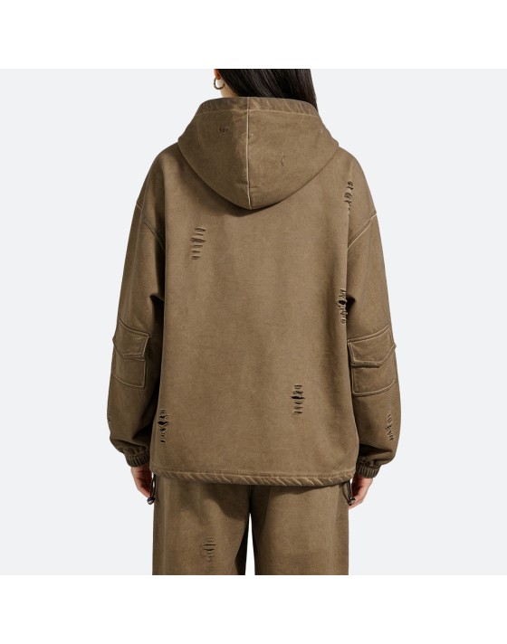 Vintage Distressed Hoodie