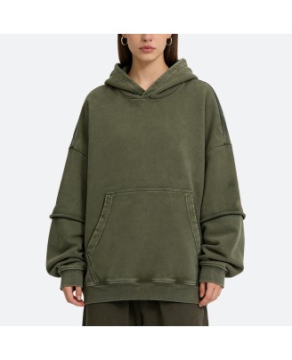 Casual Washed Hoodie