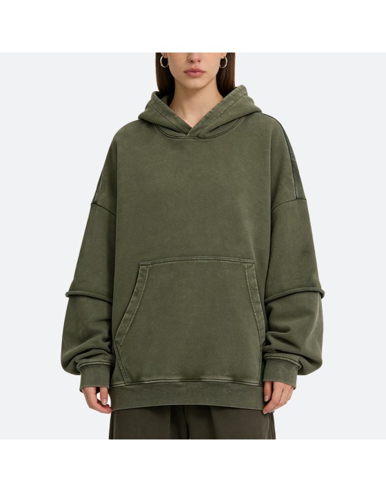 Casual Washed Hoodie