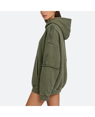 Casual Washed Hoodie