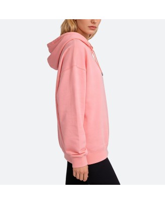 Solid Color Drawstring Hoodie