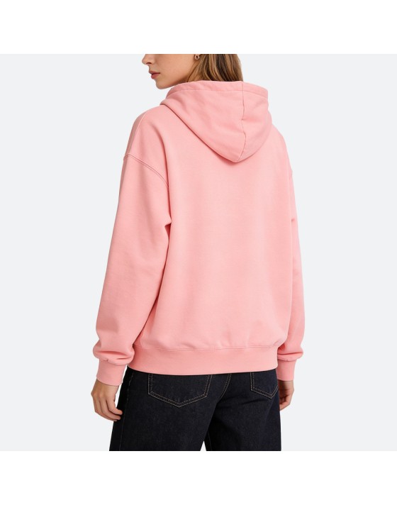 Solid Color Drawstring Hoodie