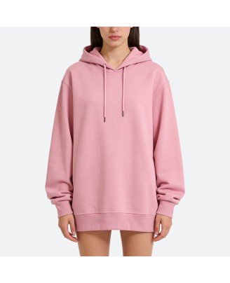 Cotton Long-Sleeve Loose Hoodie