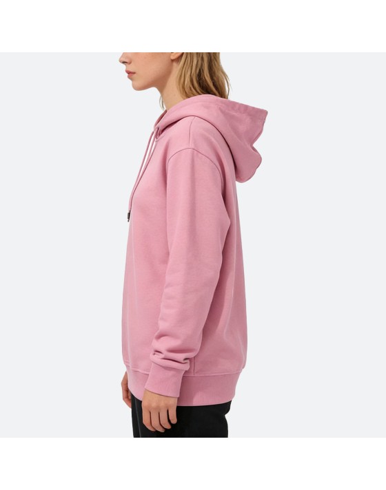 Cotton Long-Sleeve Loose Hoodie