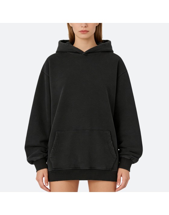 Loose-fitting thick hoodie