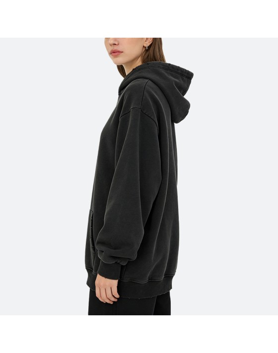 Loose-fitting thick hoodie