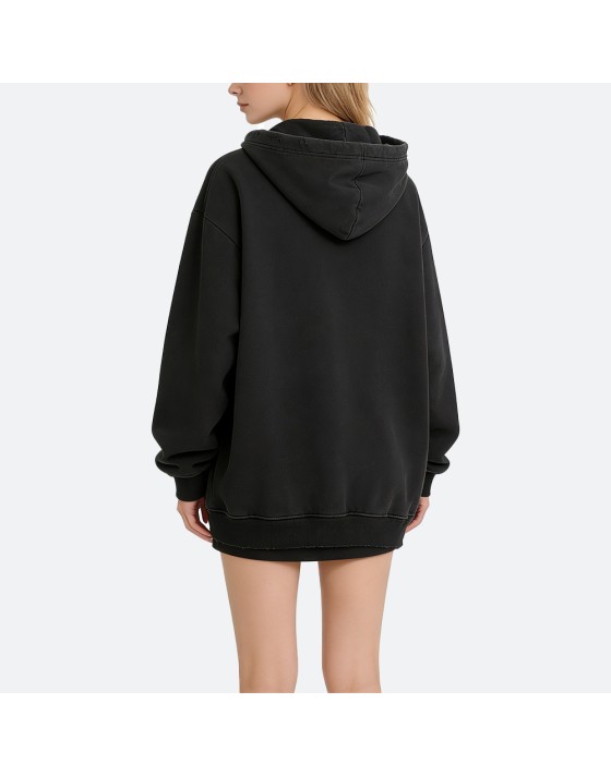 Loose-fitting thick hoodie