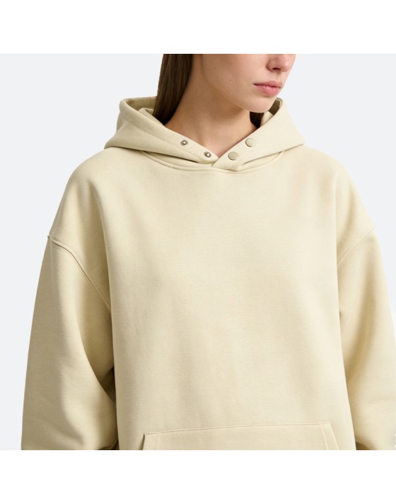 Solid Color Drop Shoulder Hoodie