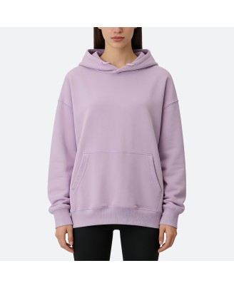 Solid Color Comfortable Hoodie