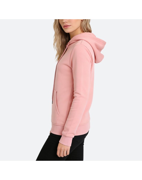 Pink fitted hoodie