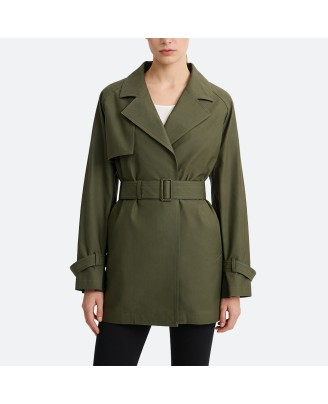 Casual Short Women's Trench Coat