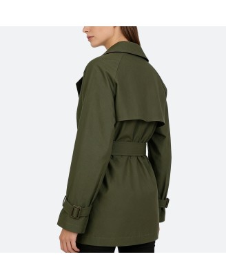 Casual Short Women's Trench Coat