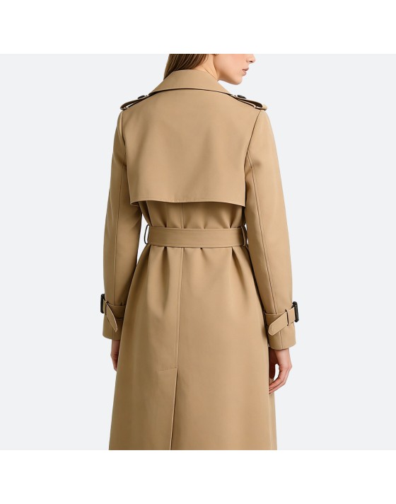 Elegant Casual Long Trench Coat