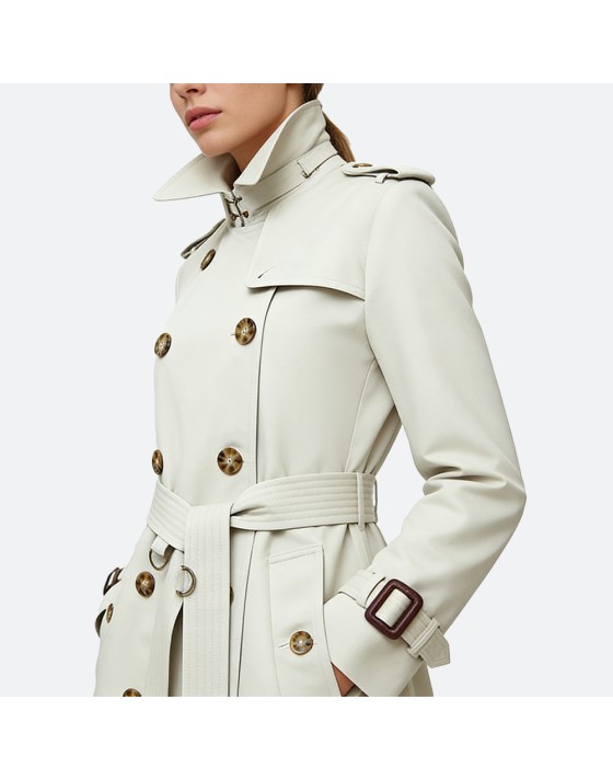 Stylish Reversible Women's Trench Coat
