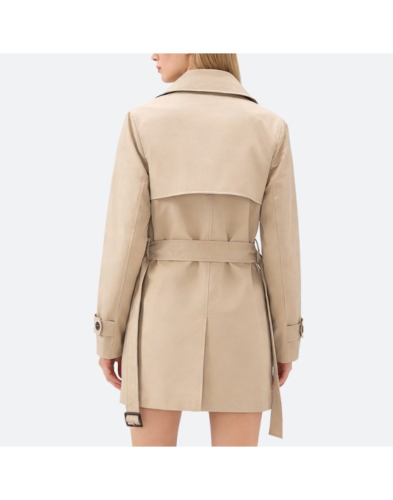Stylish Short Women's Trench Coat
