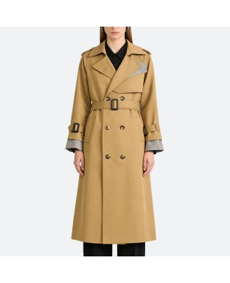 Fashion Double-Breasted Women’s Trench Coat