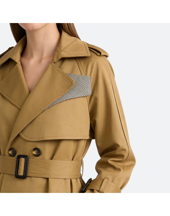 Fashion Double-Breasted Women’s Trench Coat