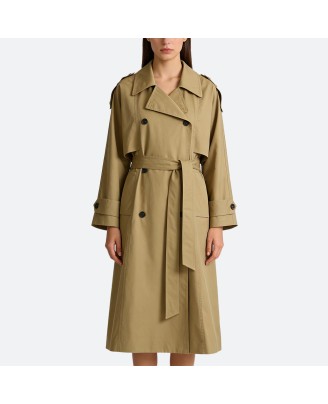 Autumn Casual Double-Breasted Women’s Trench Coat