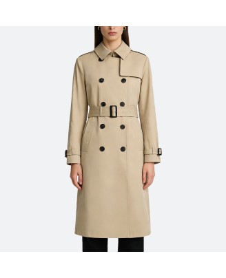 Soft and comfortable women's trench coat