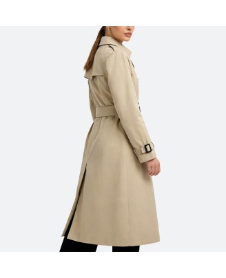 Soft and comfortable women's trench coat