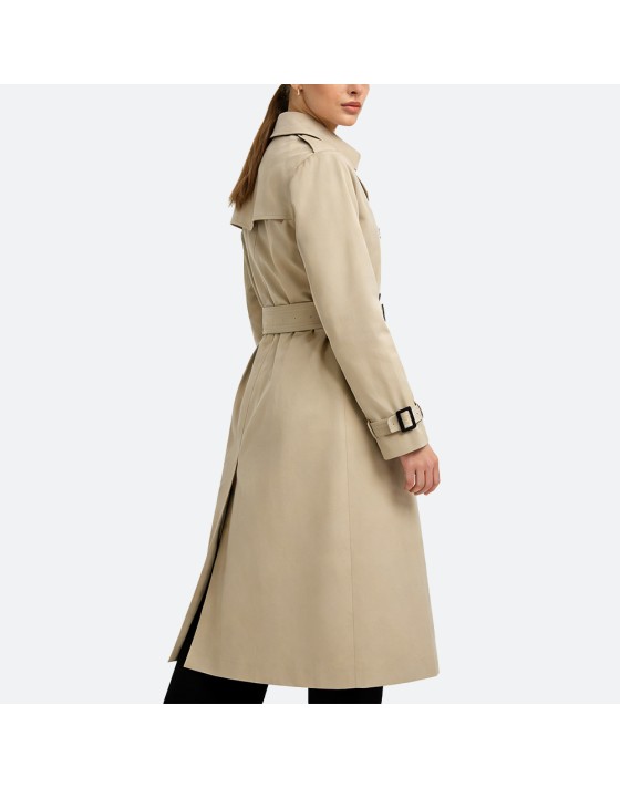 Soft and comfortable women's trench coat