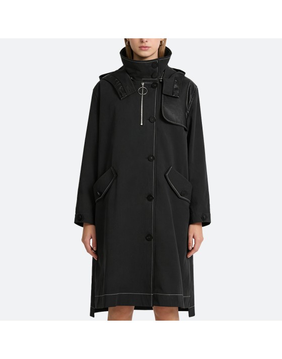Black Long Trench Coat