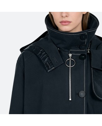 Black Long Trench Coat