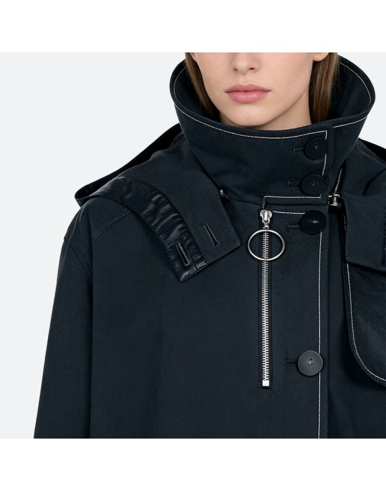 Black Long Trench Coat Black Long Trench Coat