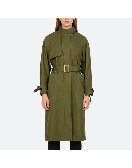 Stylish Cotton Trench Coat