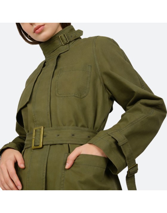 Stylish Cotton Trench Coat