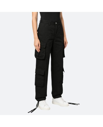 Pocket Wide-Leg Utility Pants