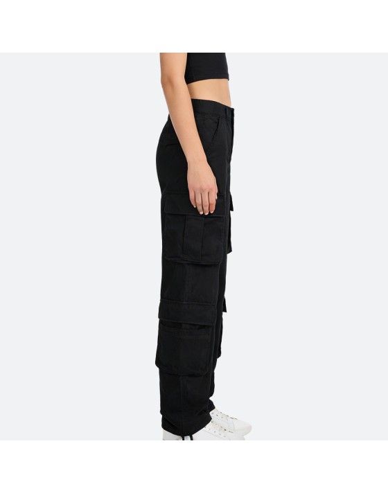 Pocket Wide-Leg Utility Pants