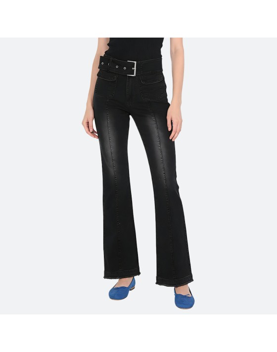 Slim Fit Flared Jeans
