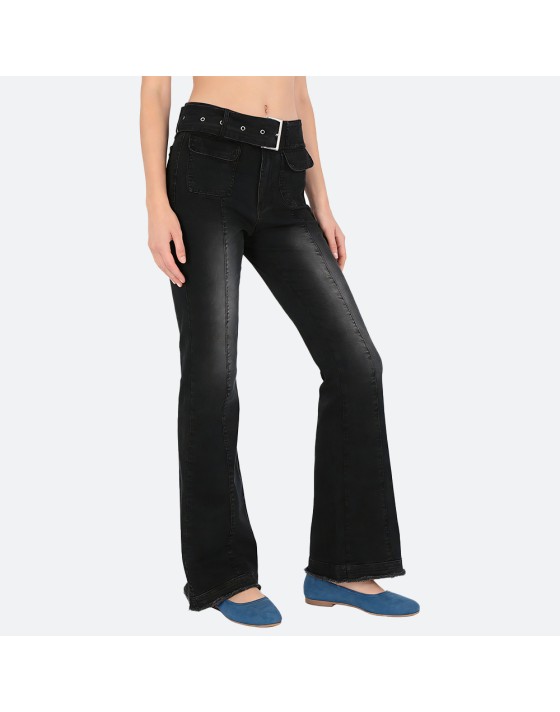 Slim Fit Flared Jeans