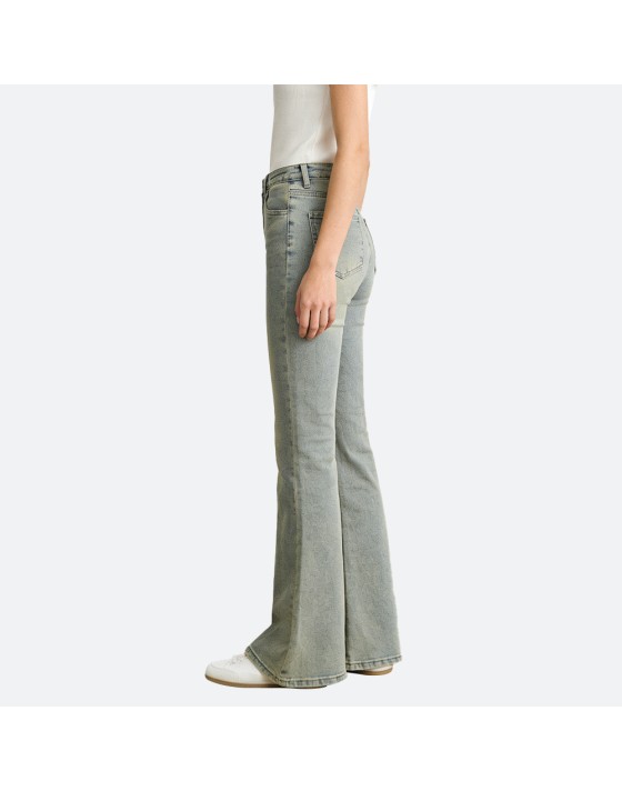 Vintage Washed Flared Pants