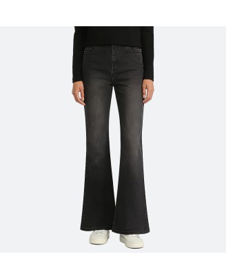 Classic Washed Flared Jeans