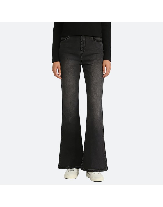 Classic Washed Flared Jeans